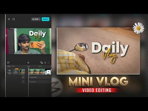 Viral Mini Vlogs Edit Tutorial | How To Edit Mini/Daily Vlogs For Instagram Page ! ✨