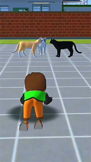 Pertengkaran Kucing dan mio🐈 🤣_shorts _sakuraschoolsimulator _shortsvideo _viral