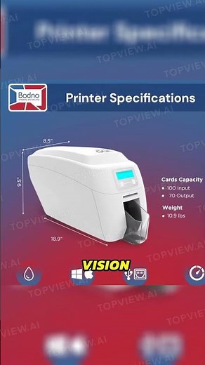Bodno Magicard 300 Dual Sided ID Card Printer #youtubeshorts #tech