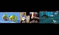 Mix of 3 videos from youtube : Zelda Wind Waker Credits Remix