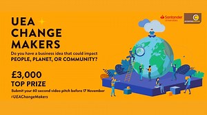 Have you got a business idea that could benefit people and the planet? Motivated to bring about radical and lasting change? If so, you may just be a Change Maker in waiting - you bring the ideas, Student Enterprise will bring the money, technology and experts. Submit your 60-second pitch and you could be one of our lucky ten Change Makers for 2023. For more information on the competition and how to apply, download our information pack here ➡️ https://bit.ly/3CookDS #ueachangemakers | University 