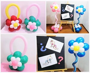 530K views · 19K reactions | Flores con Globos para decorar un Baby Shower, cumpleaños :) o el evento o fiesta que gustes... Realizarlo es muy sencillo, mira que facil es :) Que te parece? #DecoEventosMagic #Globos | Deco Eventos Magic | Facebook