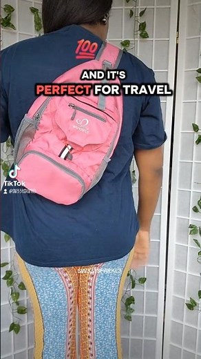 🎒Compact, Light-weight, and Hold all Your Essentials #waterfly #slingbag