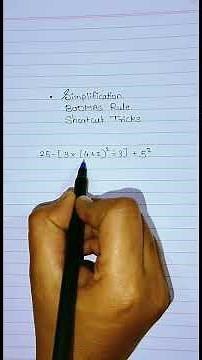 BODMAS Rule | Olympiad math | Simplification | Maths equation | dmas rule | Math Tutorial