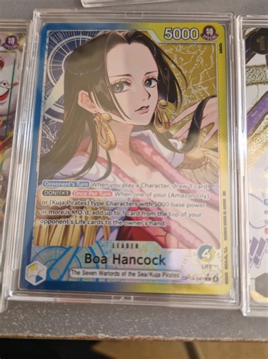 my wife pulled boa alt art in OP14 Booster Pack!! #onepieceanime #boahancocok #boosteropening #tradingcard #op14