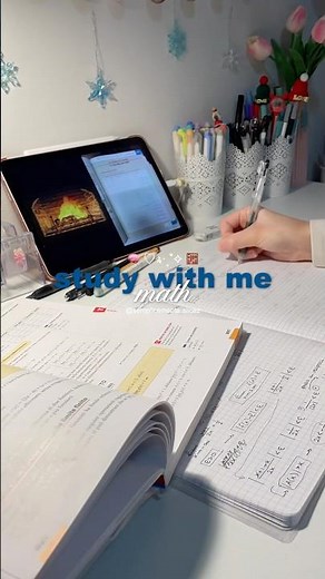 study with me 📚📑 math edition 😭 #studytube #studymotivation #studywithme #study