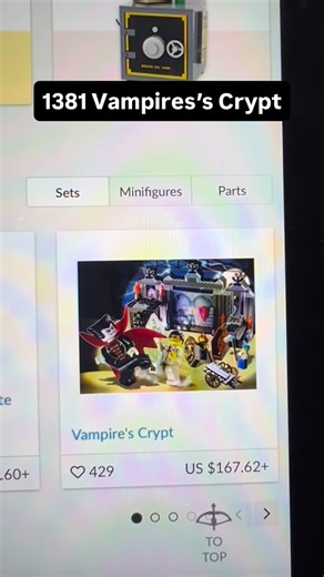 Bricks & Minifigs Hernando, MS on Instagram: "The rare “Vampire’s Crypt (set 1381) that is featured on the BrickLink site is on display and for sale in our store. 100% complete! If you’re a vintage collector, you know what you need to do… #legovintage #hernandoms #southavenms #olivebranchms #bricksandminifigs #senatobiams #desotocountyms"