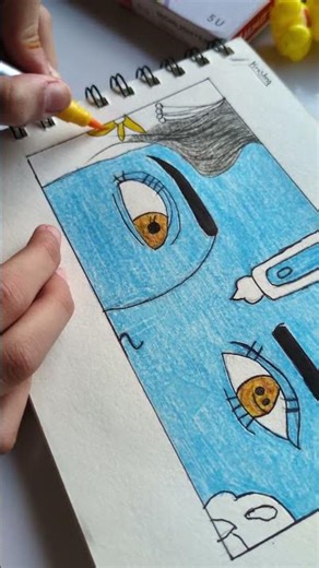 #Krishna drawing by me#fypシ