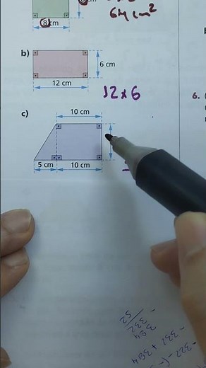 Area of ​​plane figures #edutuber #mathematics