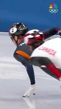 Jens Van't Wout reaches the top spot of the podium again in the Short track #SpeedSkating!