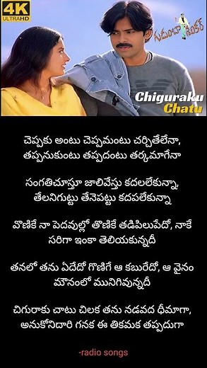 Chiguraku Chatu Chilaka | Gudumba Shankar | ‪@radio.songs-06‬ #pawankalyan #meerajasmine #melody