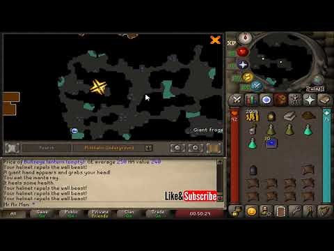 How to get to Cave Beasts (Lumbridge Swamp Caves) in OSRS