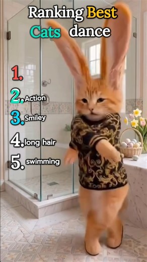 Ranking Funny Cats Dancing Compilation part-2 | Top 10 Viral Cat Dances 🐱🔥#shorts #reels