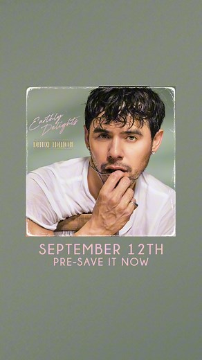 We’re definitely not done yet… I’ve been having way too much fun with this whole “Earthly Delights” era so I had to indulge a little more :) The deluxe version of my new EP comes out September 12th.. just in time for my new tour! It’ll come with two brand new songs, “Fade To Black” and “Inside Out”, plus alternative versions of songs from Earthly Delights. Pre-save it now! https://orcd.co/earthlydelightsdeluxe | David Archuleta