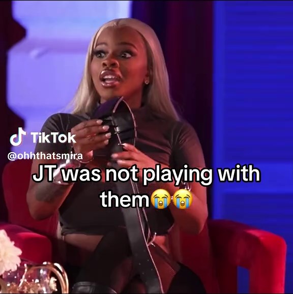 She made sure she explained the WHOLE reason😭😭 #nowthatstv #dollhousereunion #jt #fypシ #viral
