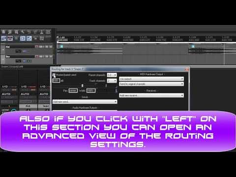REAPER - How to create a Bus track (routing) - really simple -