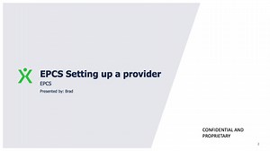 EPCS Setting up a provider