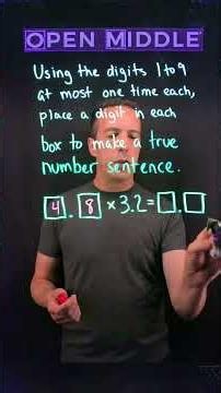 Open Middle: Multiplying Decimals DOK 2