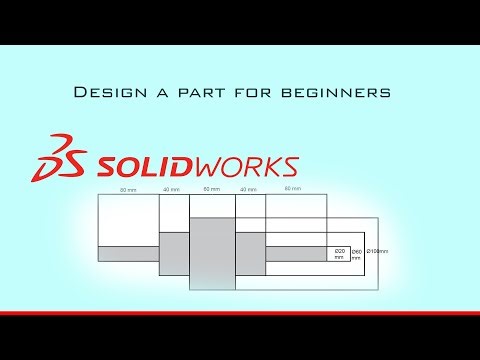 SolidWorks Part design example for Beginners