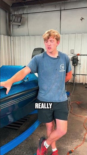 Oxidized Boat Gel Coat Brought Back to New! #shorts