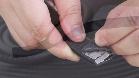 Sanbege Rubber Edge Trim Guard 32.8ft/10m, Adhesive Free Door Edge Protector, U Shape Edge Seal Strip with Embedded Metal Clips Fits 3/64" to 1/4" Thick Edges (Black)