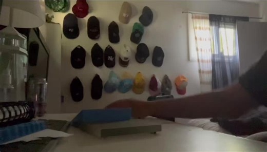 A chill one trick fingerboard sesh just a Tre flip off a ramp #fingerboarding