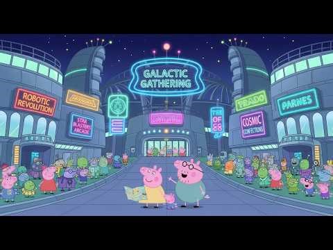 Peppa’s Sci-Fi Adventure 🚀 | Robots & Aliens Kids Song || kids cartoon