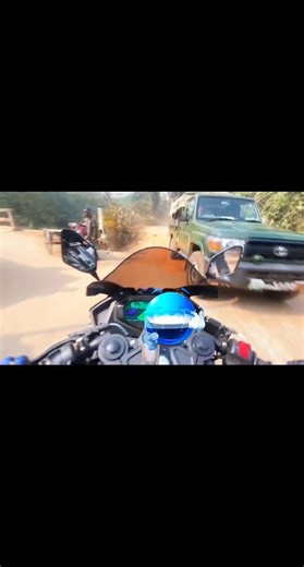 Army vs biker #gpx_5000 #gpxdemon165rr 🏑🤪