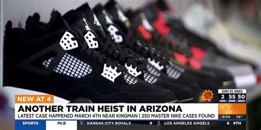 Why crooks are stealing Nike shoes from trains in Arizona