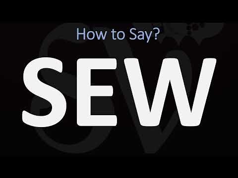 How to Pronounce Sew? (CORRECTLY)