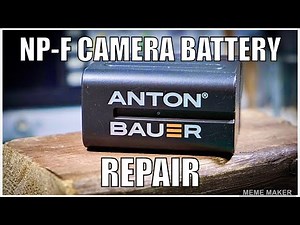 Anton Bauer NP-F976 Battery Repair - No Voltage, Broken Cover!