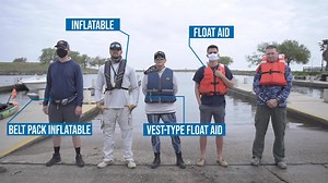 Y’all did you know that life jackets come in different styles? There are several types of unobtrusive but also safe life jackets to suit your needs—just wear it! Check out this short video and #JustWearIt. #StayTuned each day this week as we’ve got some quick #safety tips. #WearIt, #NSBW, #Ready, #BeSafe | U.S. Coast Guard Heartland