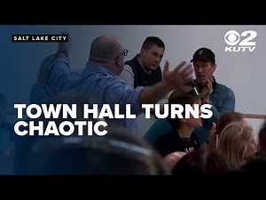 Town hall hosted by Utah Reps. Celeste Maloy, Mike Kennedy gets heated