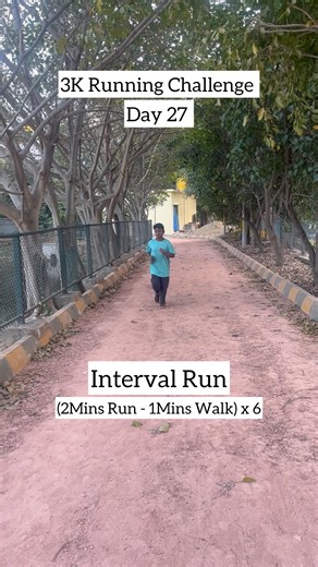 3K Run Challenge | Day 27 | Interval Training