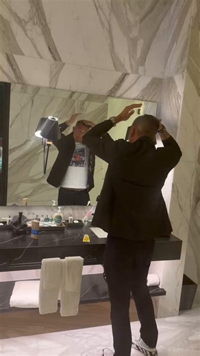 Dante getting ready for his big night