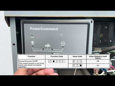 How to configure a Cummins RSS100 & RSS200 automatic transfer switch. PowerCommand controller TS1310
