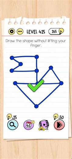 Brain Test Level 425 Solution & Walkthrough | Tricky Puzzles (Android & iOS Shorts)