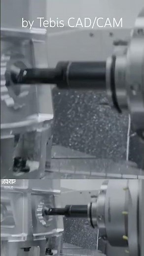 Musik in euren Ohren? 😍 NC-Programmiert mit Tebis CAD/CAM: komplexe Bearbeitungen 5-achsig simultan
