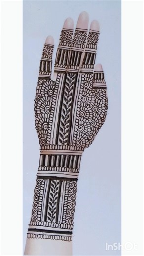 🔱 महाशिवरात्रि स्पेशल मेहंदी डिजाइन 2026 | Mahashivratri Special Mehndi Design #shorts #mehndidesign