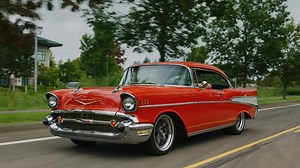 At MetalWorks we can design and assemble a rolling and powered Art Morrison chassis for you. We can then perform a body swap of your classic's body onto your new chassis. See the video for more details. #artmorrison #57chevy #trifive #hotrod #classiccar #bodyswap #MetalWorks | Metalworks Classics & Speed Shop