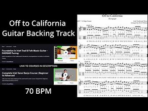 Off to California Hornpipe (Guitar Only Backing Track)