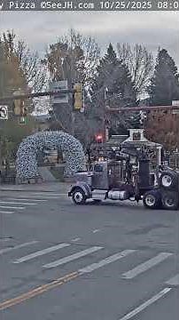 SeeJH.ai: Sunrise at Broadway Town Square - Oct 25, 2025 #JacksonHole #Timelapse