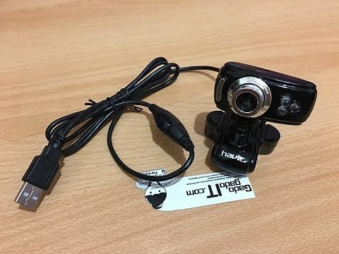 UNBOXING WebCam HAVIT HV-V622 8MP Web Camera PC With Microphone For PC,Notebook