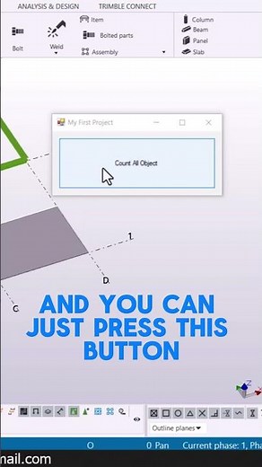 Create Your First Tekla API App in C#! 🚀 #shorts