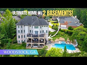 4 Story Home w/2 Basements, 2 Kitchens, 7 BEDS, Elevator, Saltwater Pool, Hidden Office, Game Room