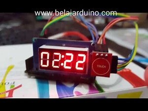 Arduino with Display Seven Segment TM1637 4 Digits Digital Clock