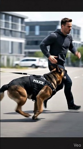 The Moment a Police Dog Caught a Criminal