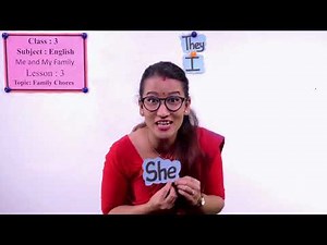10. Class 3 | English | Me and My Family | Lesson 3 | Family Chores