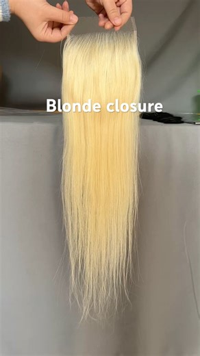 Blonde closure #hair #hairextensions #blonde #blondehair #closure #straighthair #closureinstall