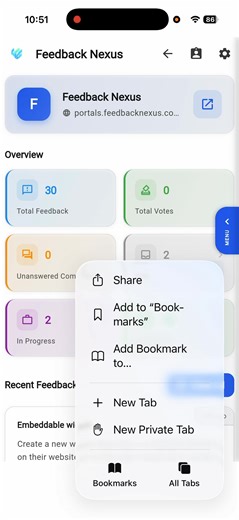 New feature alert! You can now install Feedback Nexus on your device and receive instant push notifications! | FeedbackNexus